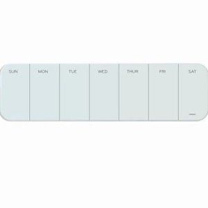 Weekly Dry Erase Glass Whiteboard
